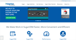 Desktop Screenshot of integroscrm.com